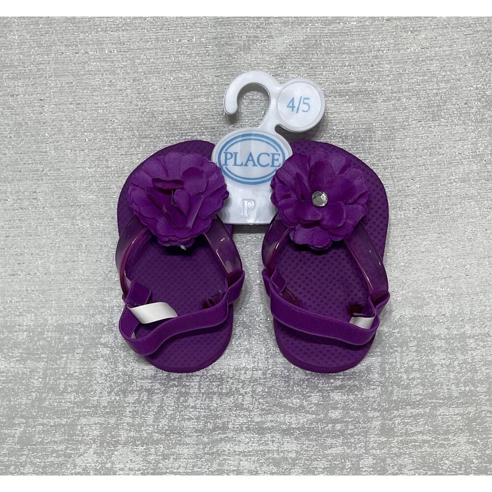 Children's Place Purple Jelly Sandals - Size 4/5